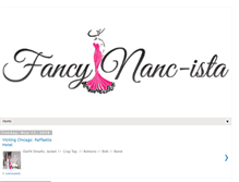 Tablet Screenshot of fancynancista.com